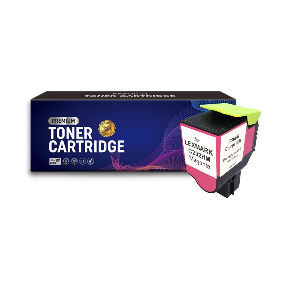 Cartouche de toner Compatible Lexmark C232HM0 Magenta 2300pages - KERA FRANCE Cartouche de toner Compatible Lexmark C232HM0 Magenta 2300pages - KERA FRANCE